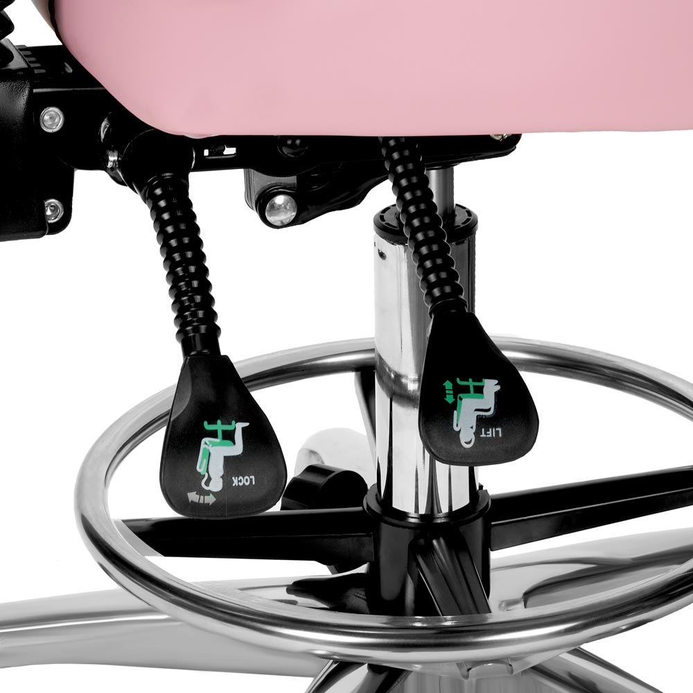 Fellowship Pink Artist Chair — Model 9942 - Ultimate Tattoo Supply