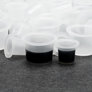 Saferly Tattoo Ink Cups — Bag of 1000— Pick Size - Ultimate Tattoo Supply