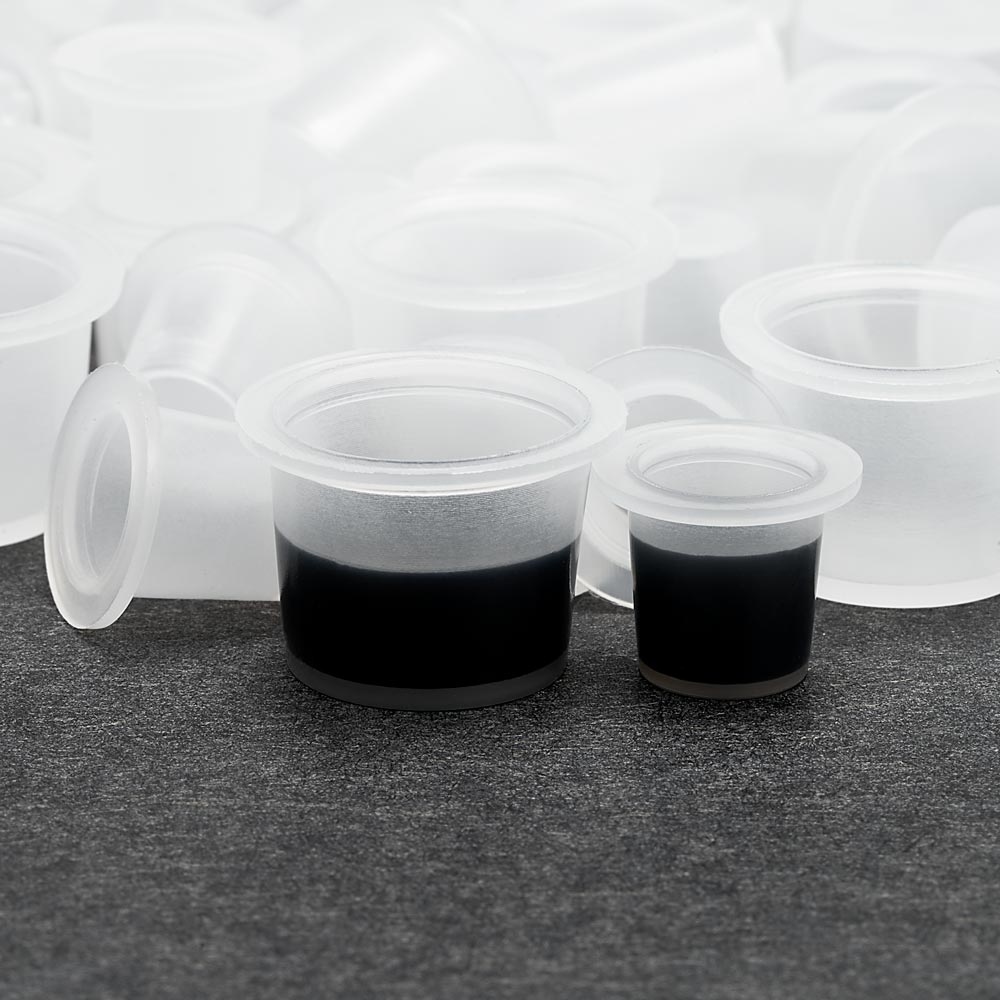 Saferly Tattoo Ink Cups — Size #16 (Large) — Bag of 1000 - Ultimate Tattoo Supply