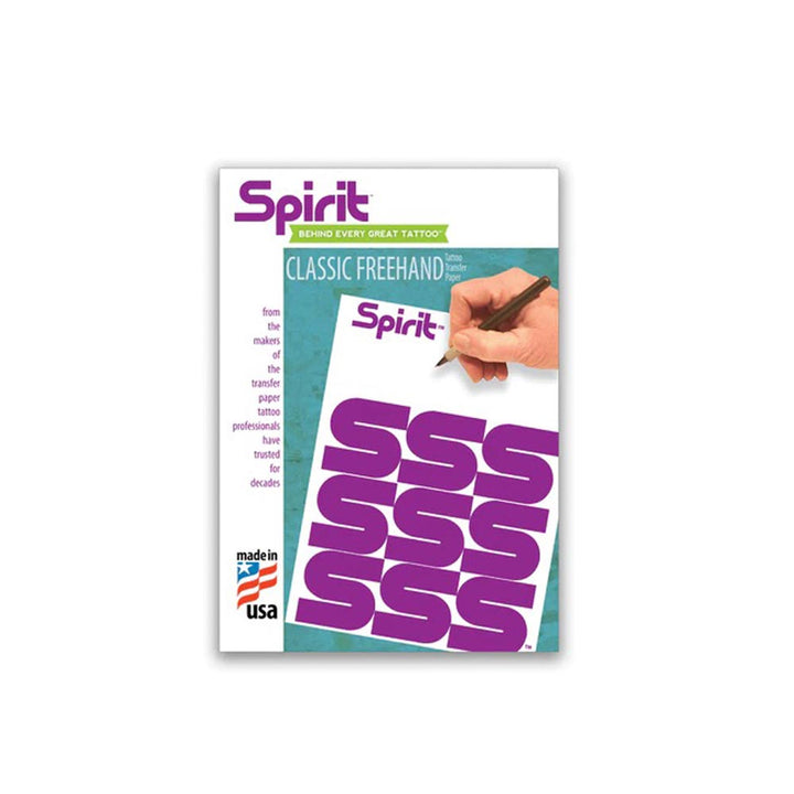 Spirit Classic Freehand Stencil Paper - 8 1/2" X 11" - 100 Sheets - Ultimate Tattoo Supply