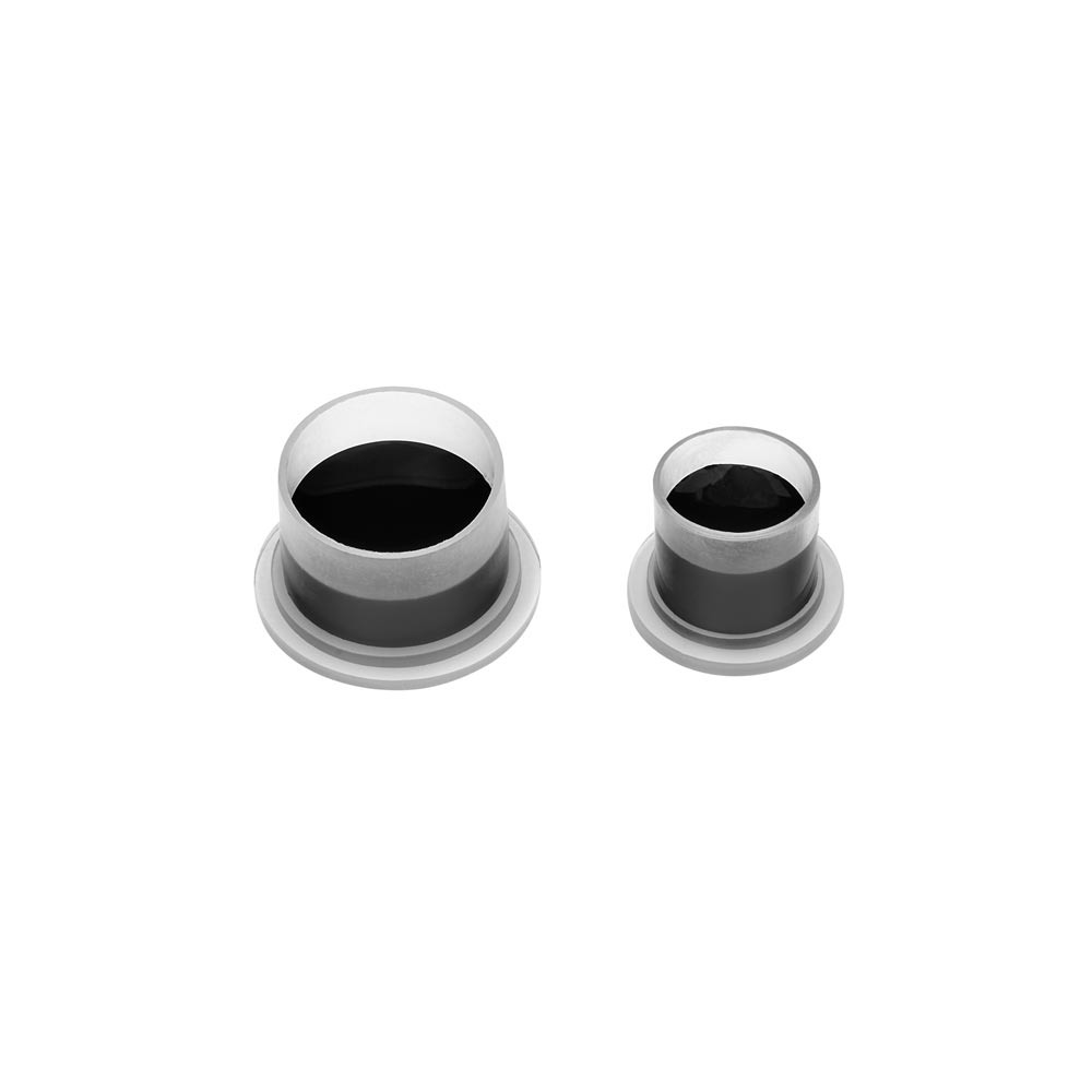 500 Saferly Ink Cups with Base Size # 16 for Tattoo Ink - Ultimate Tattoo Supply