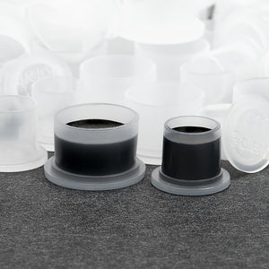 500 Saferly Ink Cups with Base Size # 16 for Tattoo Ink - Ultimate Tattoo Supply