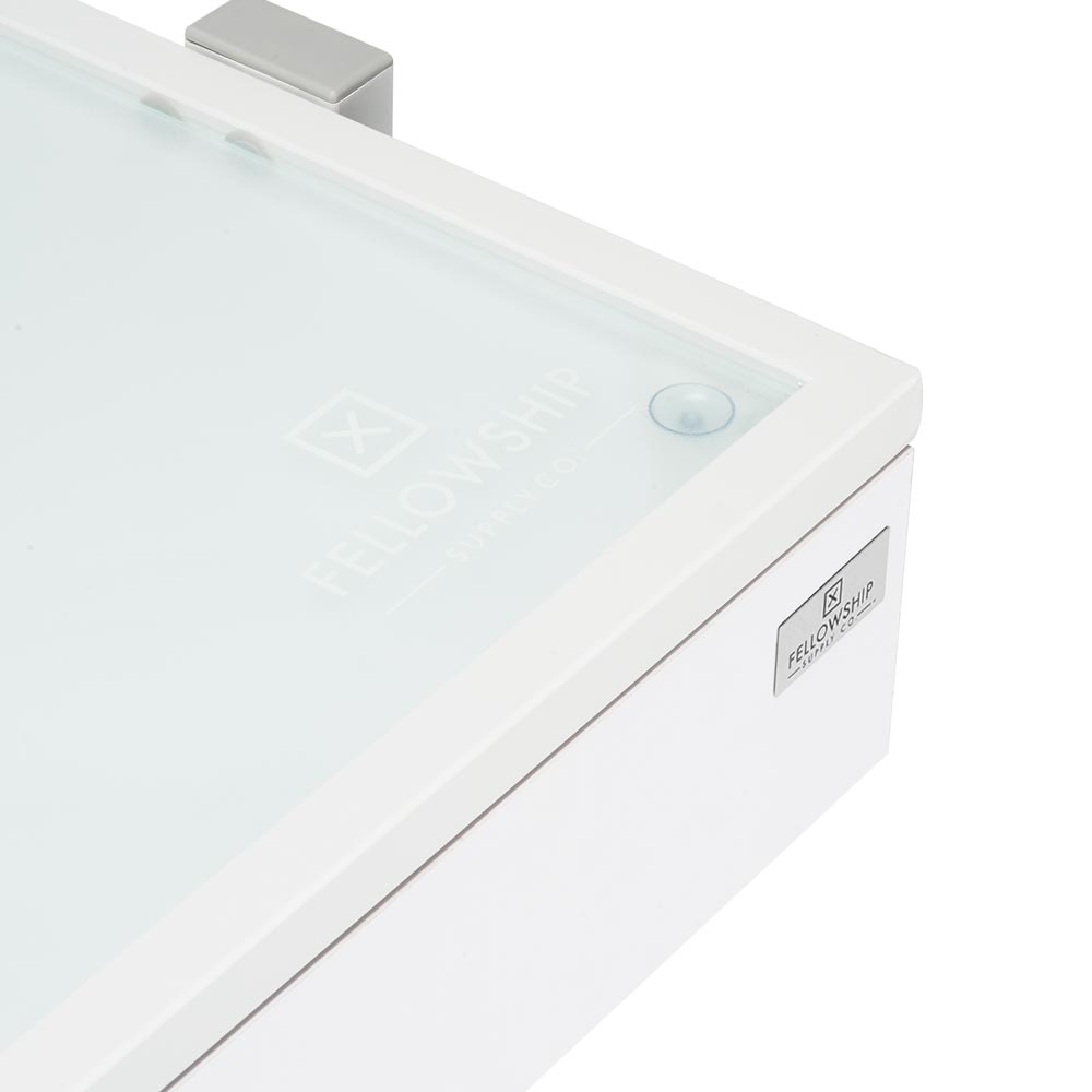 Fellowship Locking Cabinet for Rolling Cart — White - Ultimate Tattoo Supply