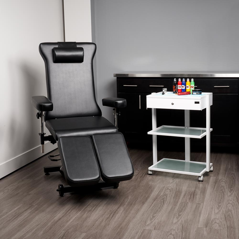 Fellowship Locking Cabinet for Rolling Cart — White - Ultimate Tattoo Supply