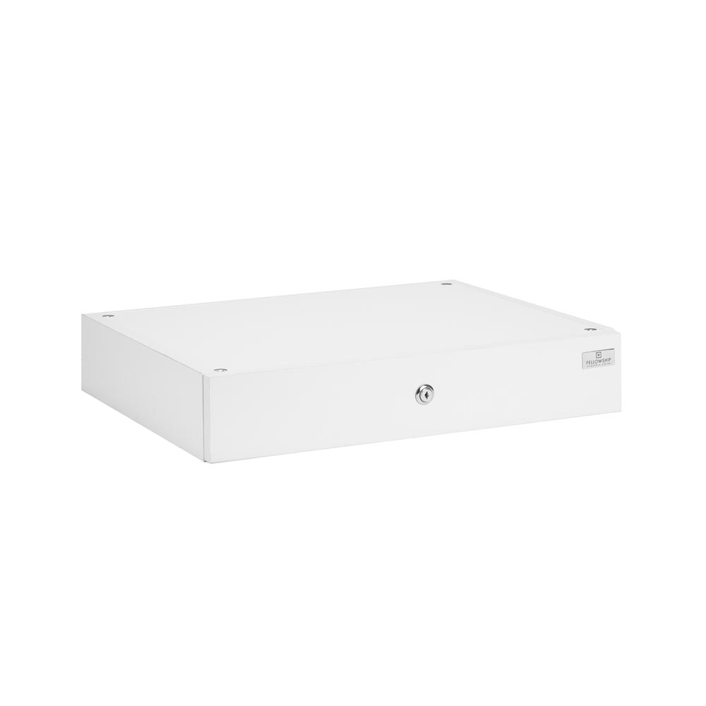 Fellowship Locking Cabinet for Rolling Cart — White - Ultimate Tattoo Supply