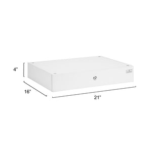 Fellowship Locking Cabinet for Rolling Cart — White - Ultimate Tattoo Supply