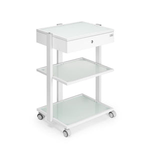 Fellowship Locking Cabinet for Rolling Cart — White - Ultimate Tattoo Supply