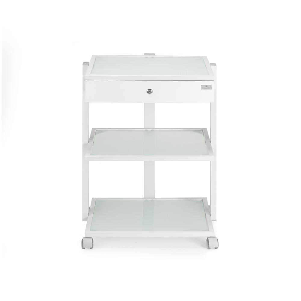 Fellowship Locking Cabinet for Rolling Cart — White - Ultimate Tattoo Supply