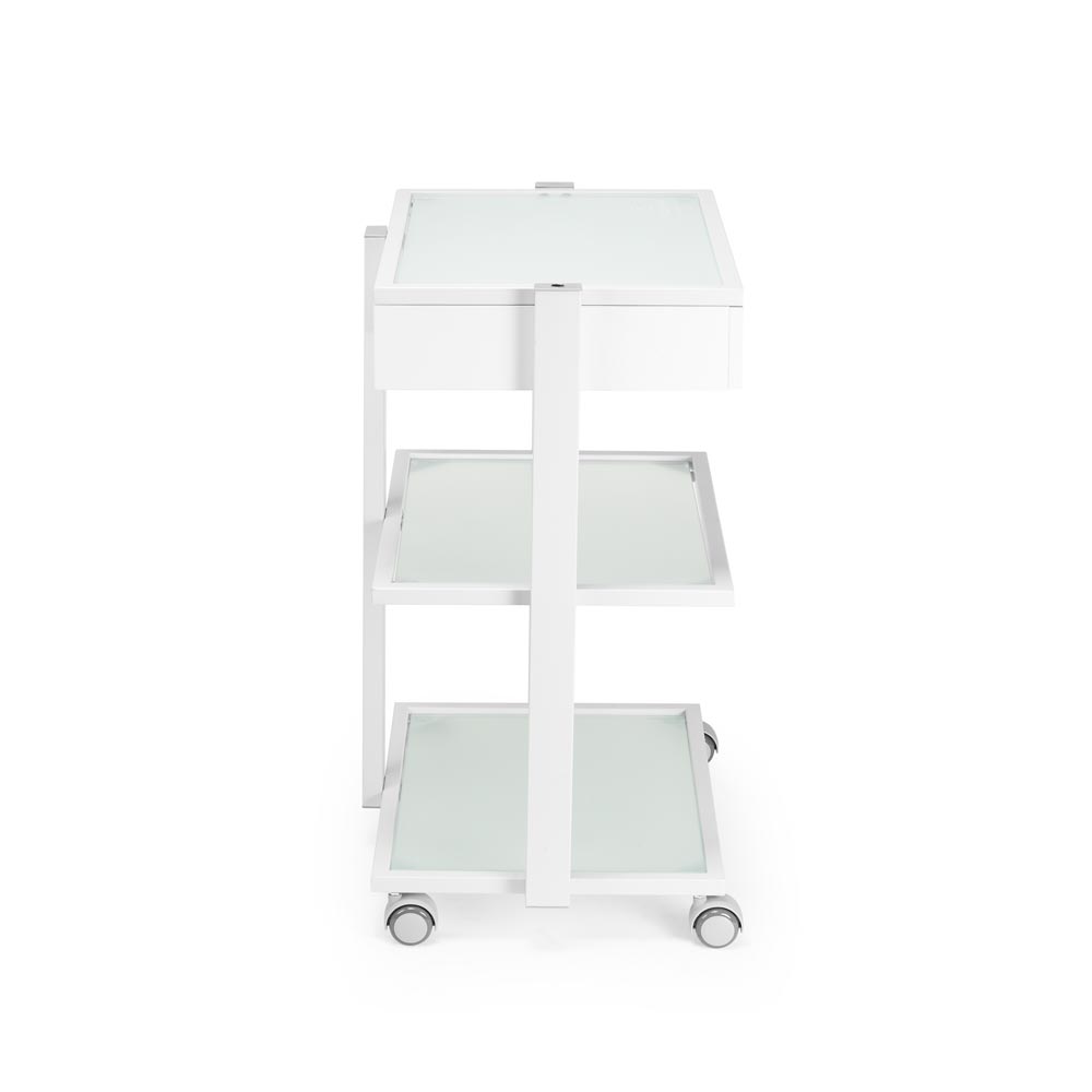 Fellowship Locking Cabinet for Rolling Cart — White - Ultimate Tattoo Supply