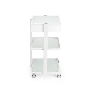Fellowship Locking Cabinet for Rolling Cart — White - Ultimate Tattoo Supply