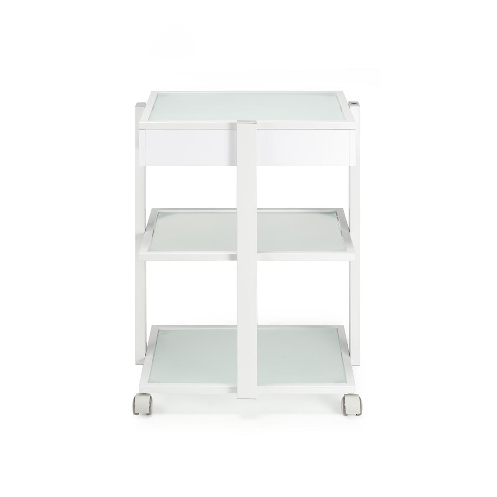 Fellowship Locking Cabinet for Rolling Cart — White - Ultimate Tattoo Supply