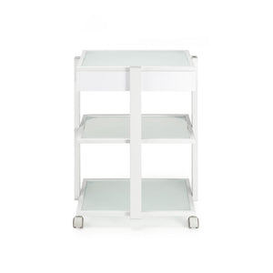 Fellowship Locking Cabinet for Rolling Cart — White - Ultimate Tattoo Supply