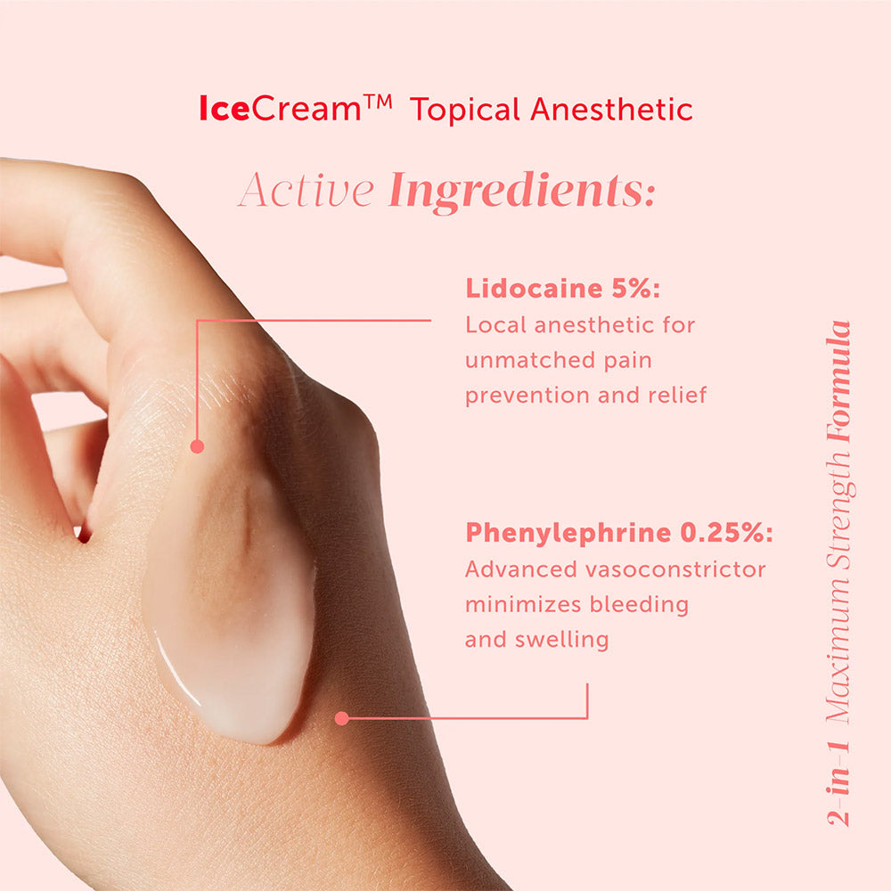 Tina Davies IceCream™ Topical Anesthetic — 1oz Tube - Ultimate Tattoo Supply