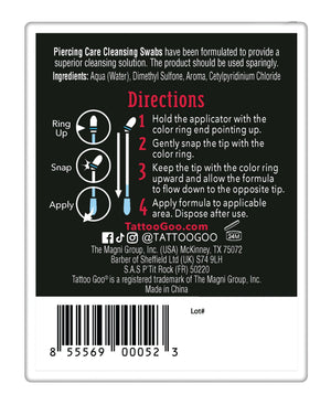 Piercing Care Cleansing Swabs - Painful Pleasures