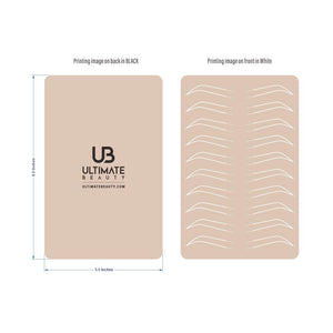 Ultimate Beauty Ombre Powder Brows Practice Skin - Ultimate Tattoo Supply