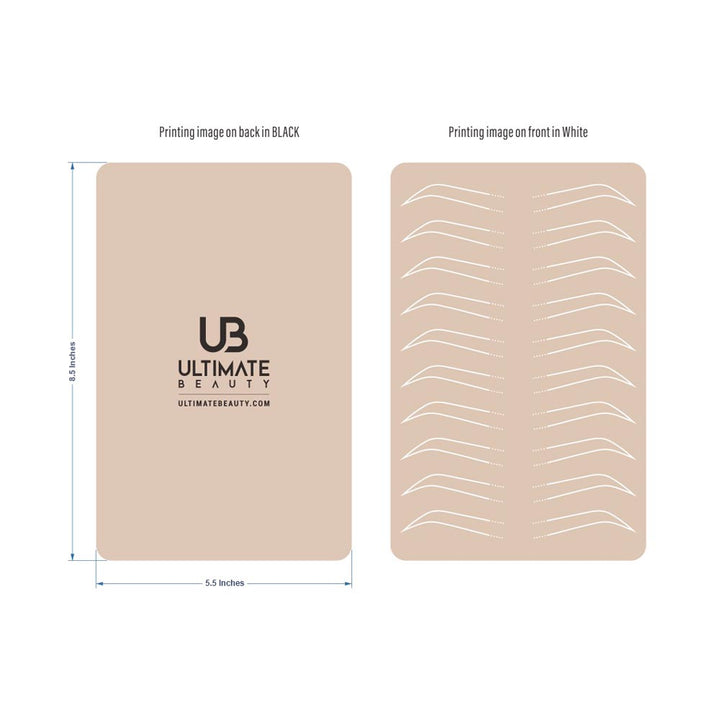 Ultimate Beauty Ombre Powder Brows Practice Skin - Ultimate Tattoo SupplyUltimate Beauty Ombre Powder Brows Practice Skin
