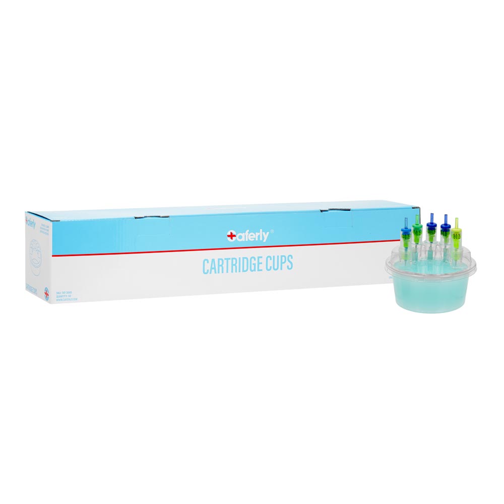 Saferly Cartridge Cups — Box of 50 Rinse Cups + 50 Cartridge Holder Lids - Ultimate Tattoo Supply