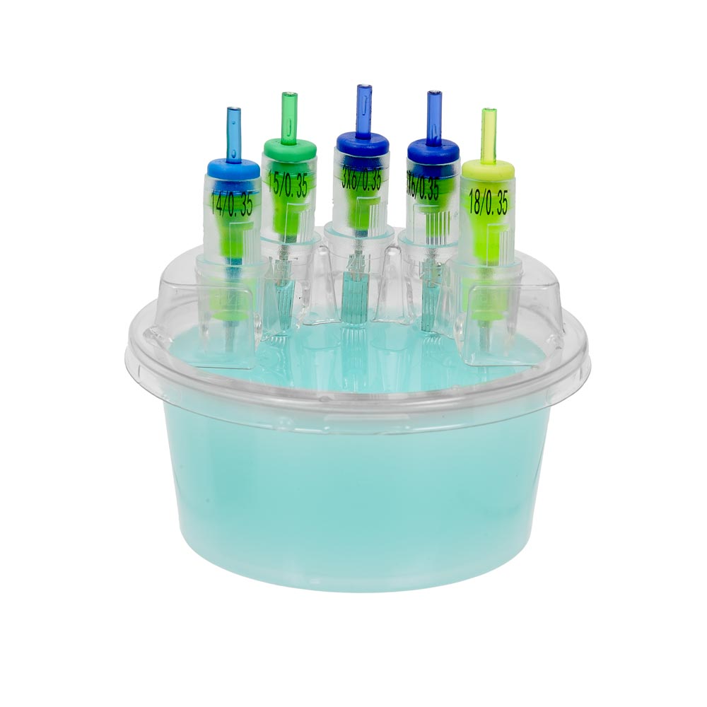 Saferly Cartridge Cups — Box of 50 Rinse Cups + 50 Cartridge Holder Lids - Ultimate Tattoo Supply