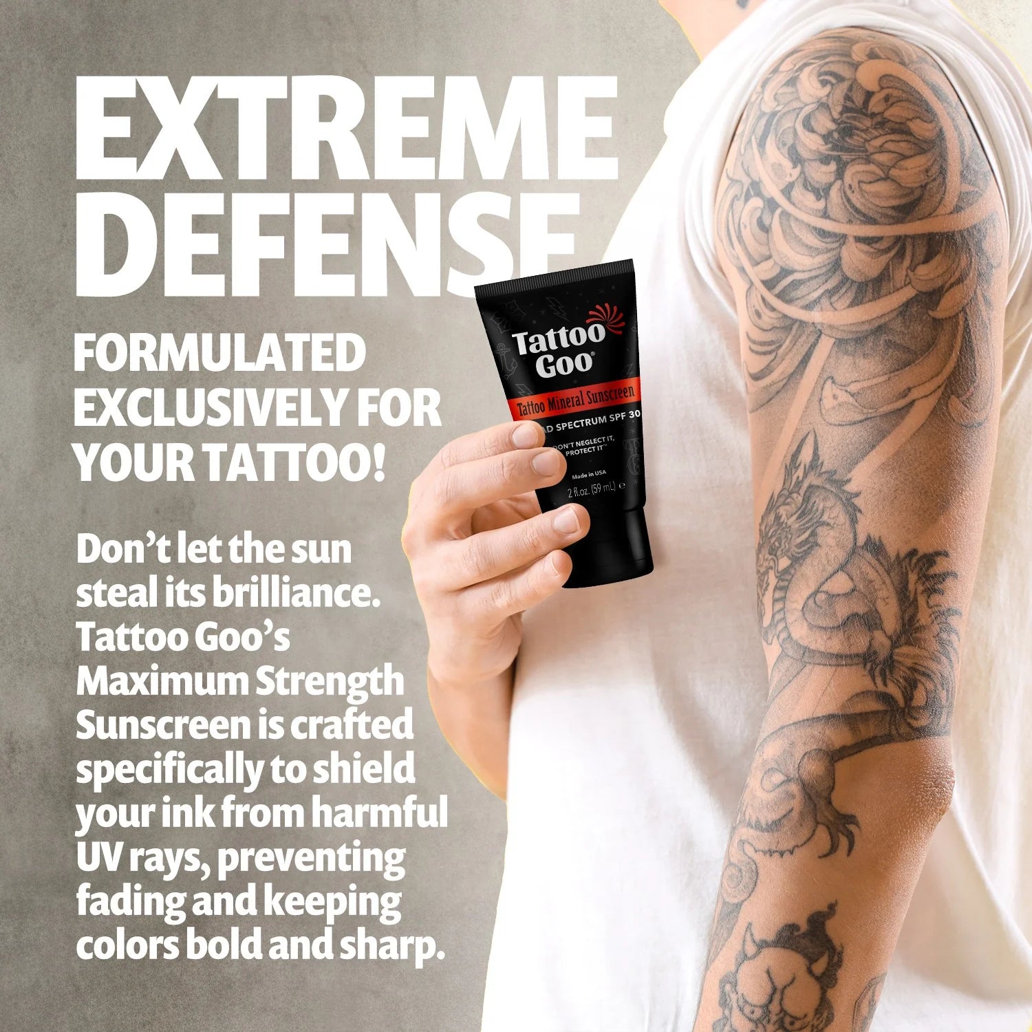 Tattoo Goo Mineral Sunscreen - Ultimate Tattoo Supply