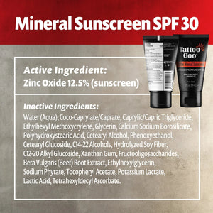Tattoo Goo Mineral Sunscreen - Ultimate Tattoo Supply