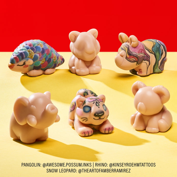 A Pound of Flesh Mini Animals — Zoo Edition — 1 Tattooable Critter - Ultimate Tattoo Supply