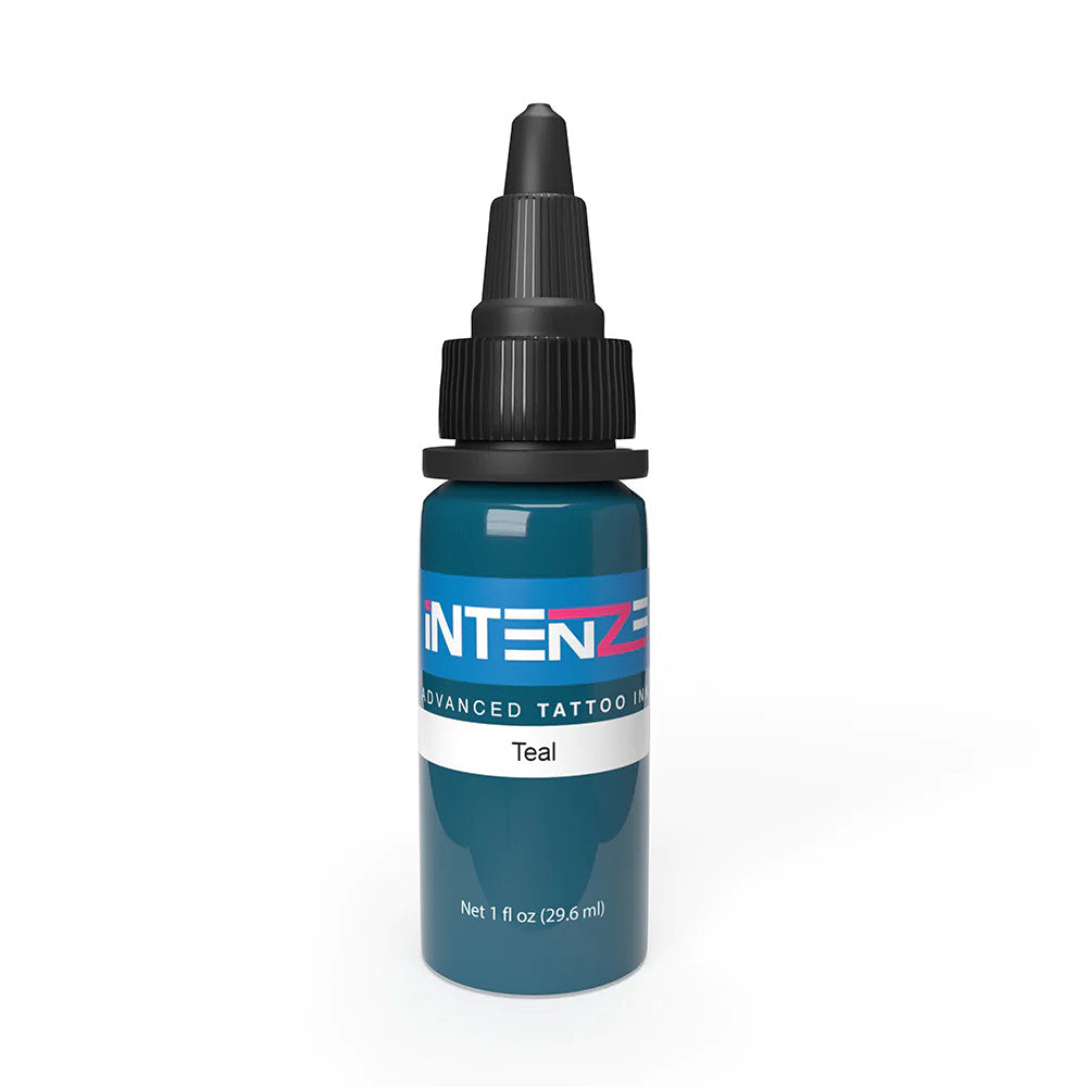 Teal — Intenze Tattoo Ink — Pick Size - Ultimate Tattoo Supply
