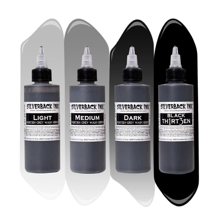 Silverback Ink - Black Th1rt3en Series Set - Choose Size - Ultimate Tattoo Supply