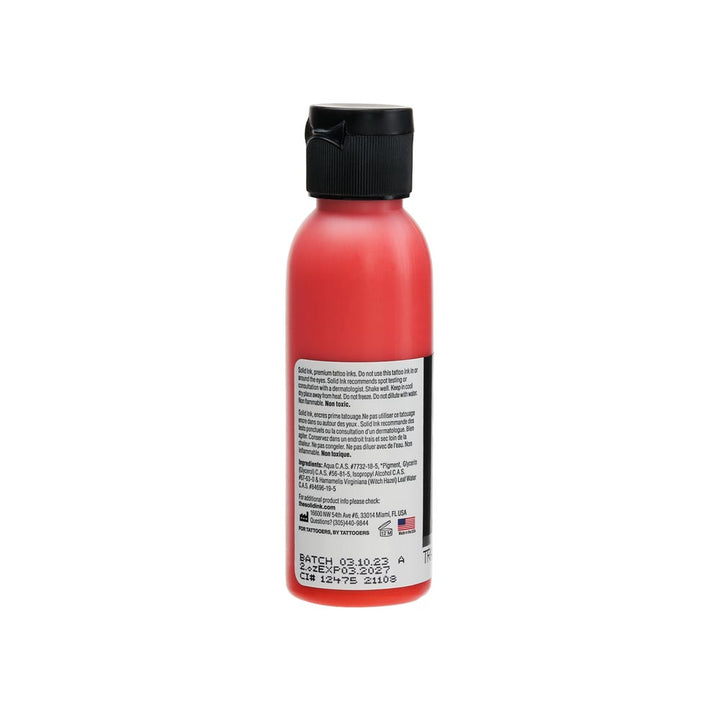 Solid Ink "Old Pigments" — 2oz Bottle — Traditional Orange - Ultimate Tattoo Supply