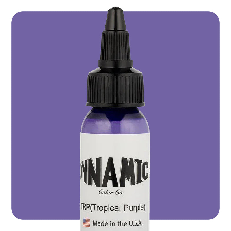 Dynamic Tropical Purple Tattoo Ink - 1oz. Bottle - Painful Pleasures