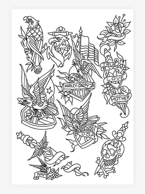 Echoes of Time — 25 Years of Tattoo Art — Hardcover Book + Travel Tool Book - Ultimate Tattoo Supply