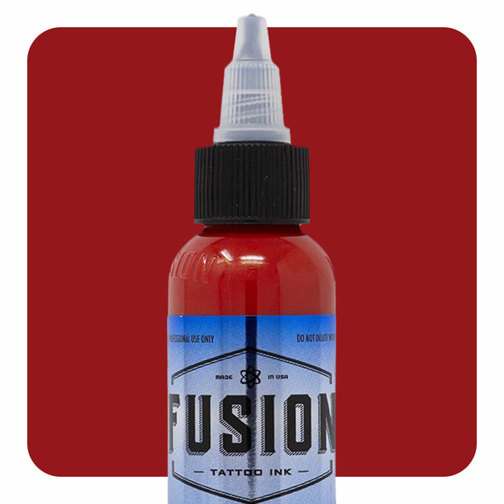 Gradient Bright Red 4-Pack — Fusion Tattoo Ink — 1oz - Ultimate Tattoo Supply