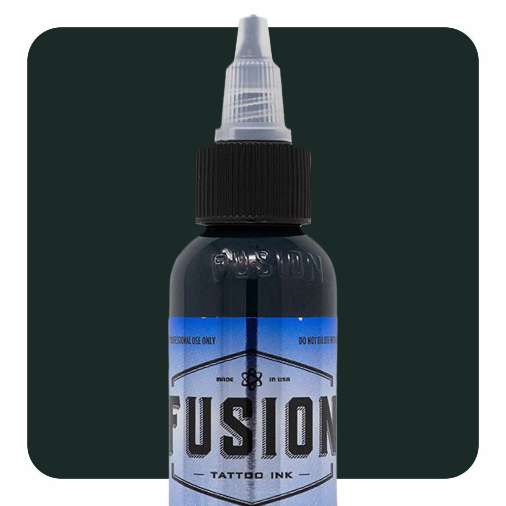 Gradient Green with White 4-Pack — Fusion Tattoo Ink — 1oz - Ultimate Tattoo Supply