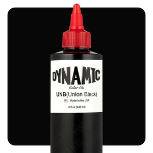 Dynamic Union Black Tattoo Ink â€” 8oz Bottle - Ultimate Tattoo Supply