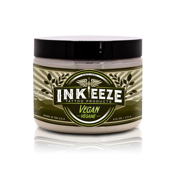 INK-EEZE Vegan Tattoo Ointment — 6oz Jar - Ultimate Tattoo Supply