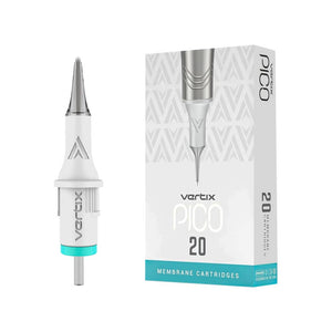 Vertix Pico PMU Membrane Cartridge Needles — Shaders — Box of 20 - Ultimate Tattoo Supply