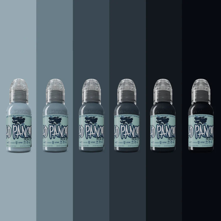 A.D. Pancho Pastel Grey Set - Ultimate Tattoo Supply