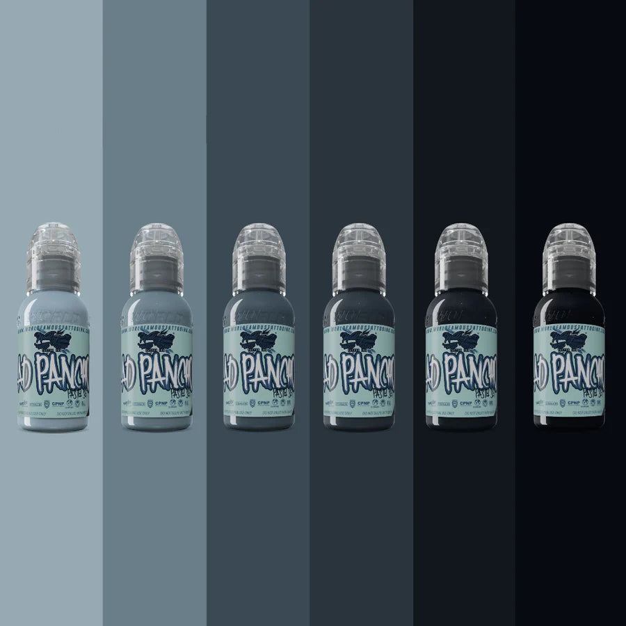 A.D. Pancho Pastel Grey Set - Ultimate Tattoo Supply