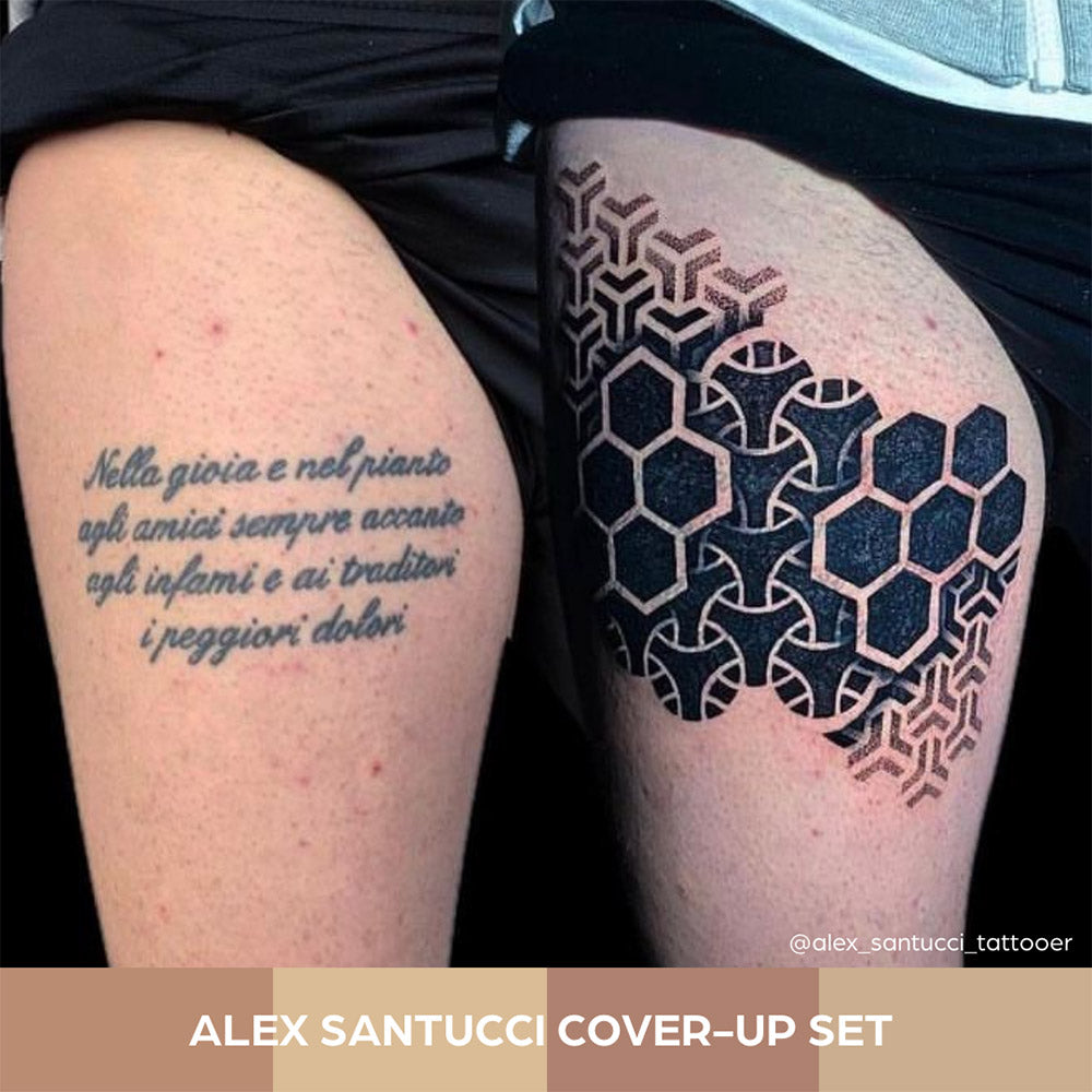 Geometric Tattoo Cover Up | Ultimate Tattoo Supply