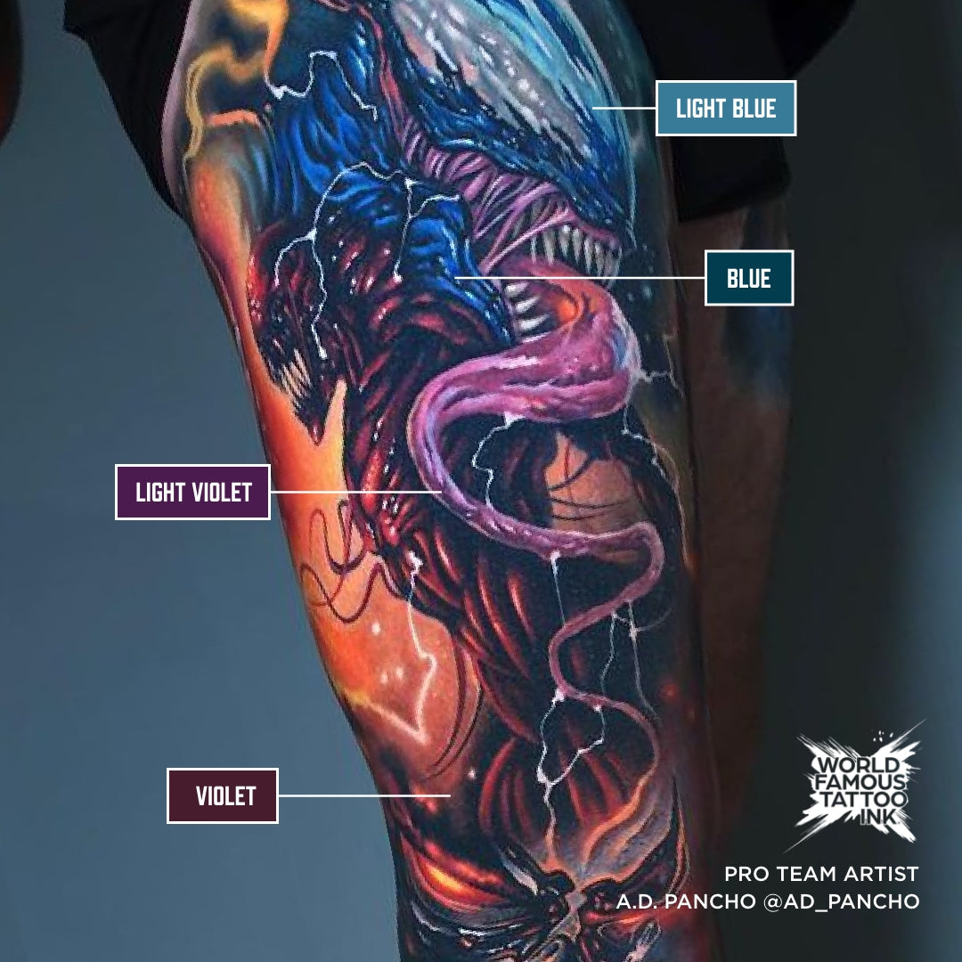 A.D. Pancho Proteam Color - Violet - World Famous Tattoo Ink