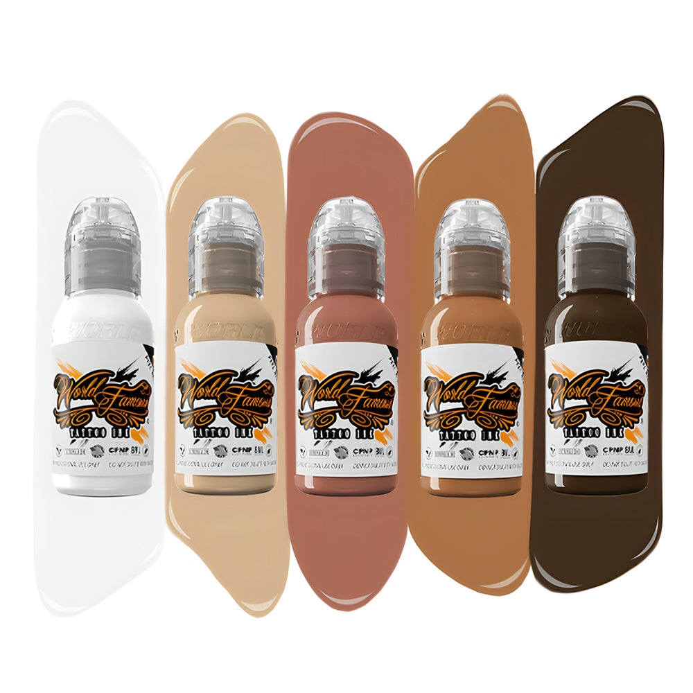 World Famous Portrait Mini Set — 5 1oz Bottles - Ultimate Tattoo Supply