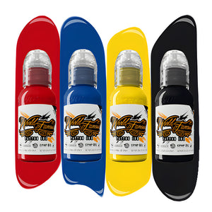 World Famous Traditional Mini Set — 4 1/2oz Bottles - Ultimate Tattoo Supply