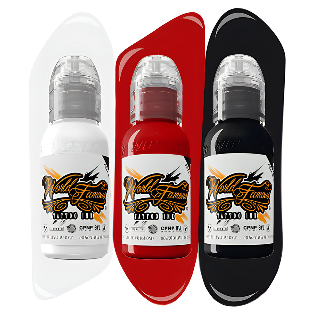World Famous Trash Polka Mini Kit — 3 1oz Bottles - Ultimate Tattoo Supply