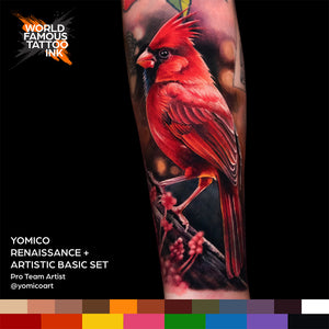 Yomico Moreno Renaissance Set — World Famous Tattoo Ink — 1oz - Ultimate Tattoo Supply