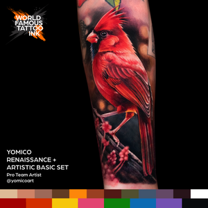 Yomico Moreno Renaissance Set — World Famous Tattoo Ink — 1oz - Ultimate Tattoo Supply