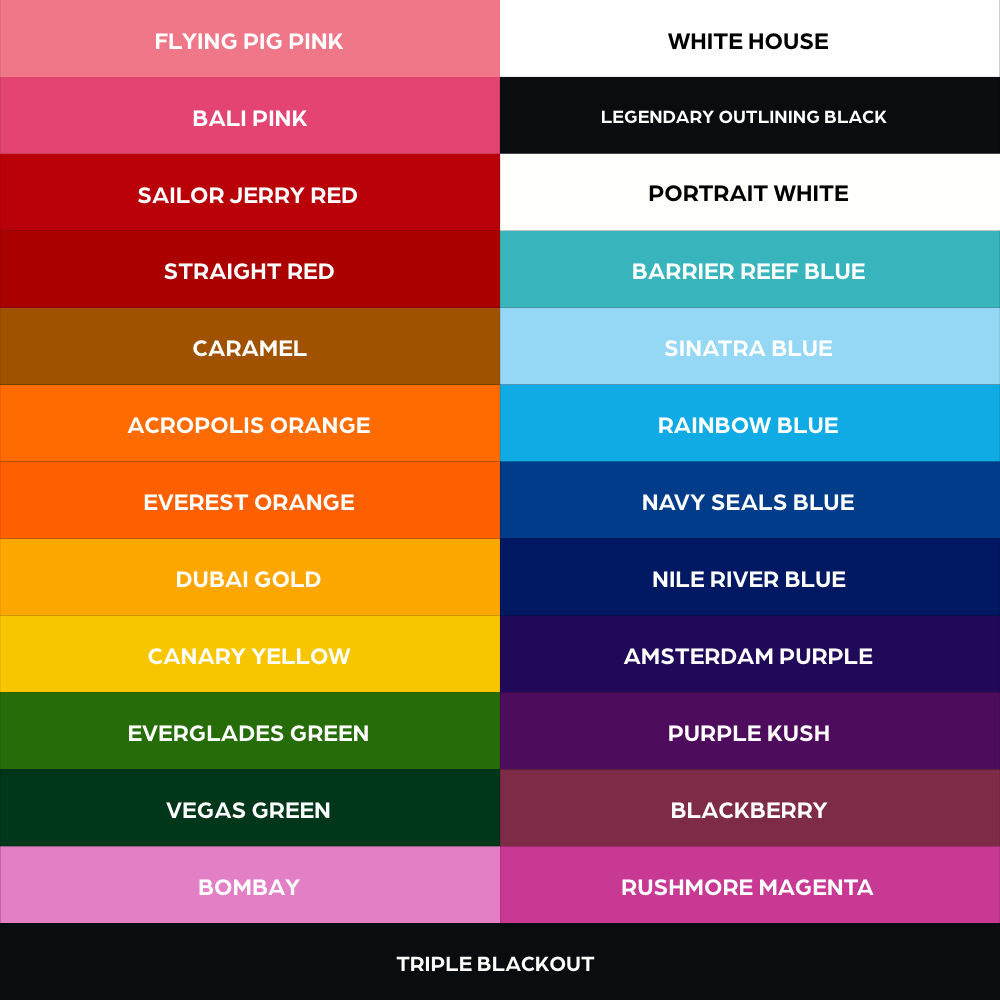 World Famous 25 color bottle set — 1oz