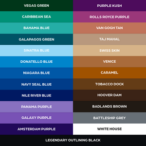 50 color Set — World Famous — 1oz - Ultimate Tattoo Supply