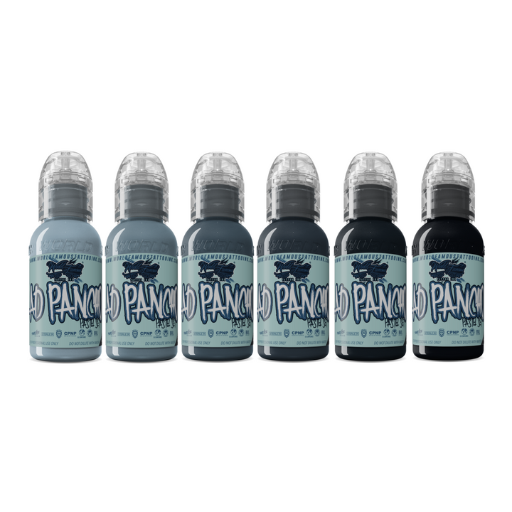 A.D. Pancho Pastel Grey Set - Ultimate Tattoo Supply