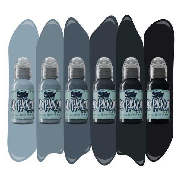 A.D. Pancho Pastel Grey Set - Ultimate Tattoo Supply