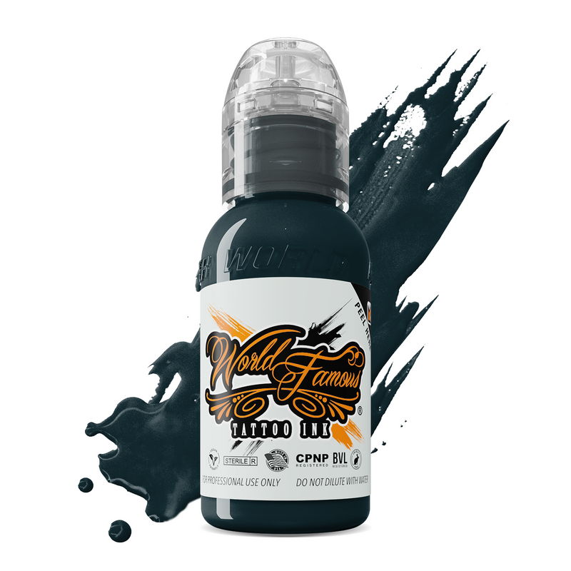 Jay Freestyle Watercolor Ink - Grey - World Famous Tattoo Ink