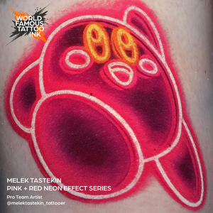 Melek Tastekin Pink Neon Effect Series — World Famous Tattoo Ink — 1oz - Ultimate Tattoo Supply
